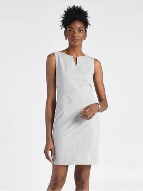 Of/Mercer | Sterling Notched Neck Sleeveless Mini Dress | Sz 8